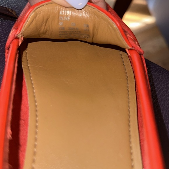 Orange Coach Loafers 7.5 - Picture 11 of 16